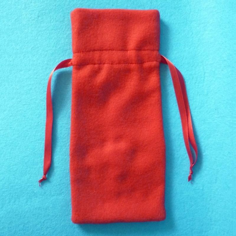 Red Wine Bottle Cover Bags Christmas Dinner Table Decoration Home Party Decors Santa Claus Christmas Bags Gift  Santa Sacks