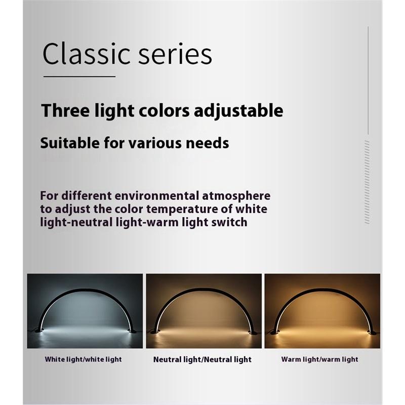 31-inch LED half-month beauty lamp American style u-shaped manicure lamp eye protection floor lamp beautician tattoo lighting lamp wholesale