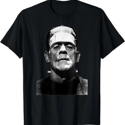 Classic Halloween Monster Horror Movie Frankenstein T Shirt S 5XL Vintage Washed Stretched Breathable Streetwear