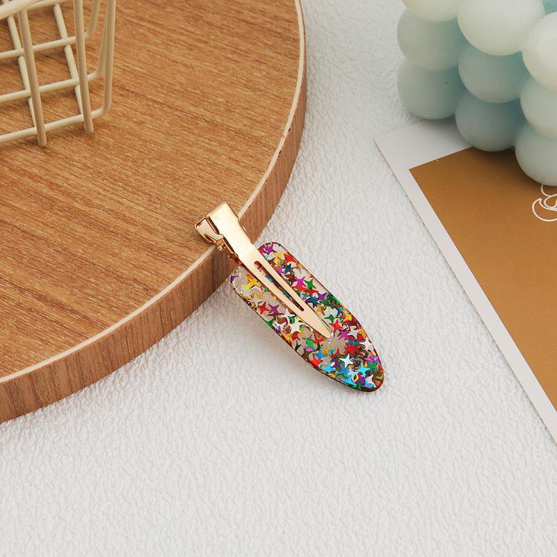 Gold Foil Makeup Seamless Hairpin Bangs Clip Hair Accessories Wash Face Transparent Hairpin Headgear Products Do Not Press Hair Women Japan And Korea