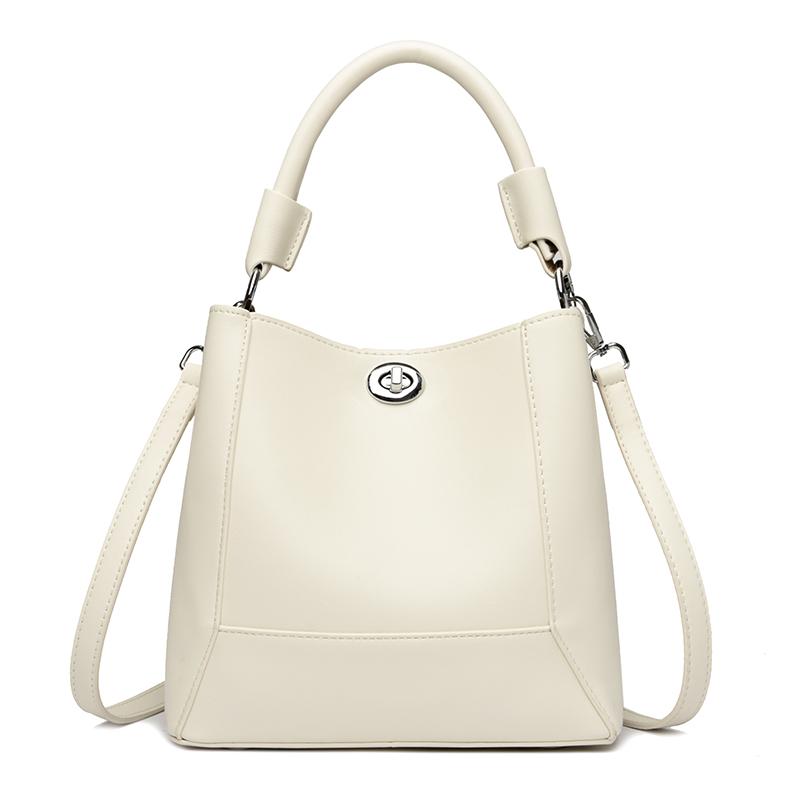Fashion Two In One PU Leather Women Shoulder Bag New Brand Crossbody Bag Casual Retro Solid Color Female Travel Shopper Tote Bag
