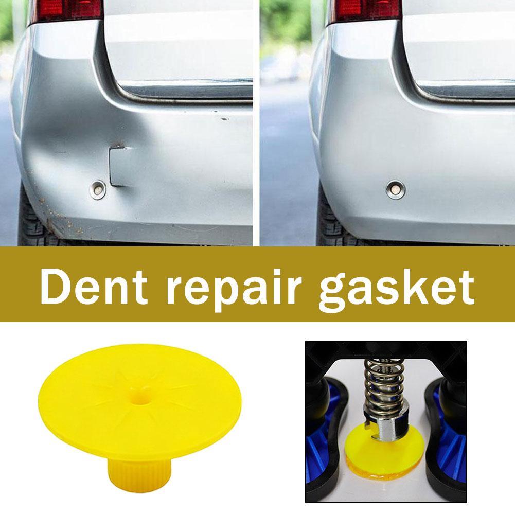 6Pcs Car Dent Repair Tool Thickened And Bold Gasket Dent Hail Pit Free Sheet Metal Repair Pulling Accessories