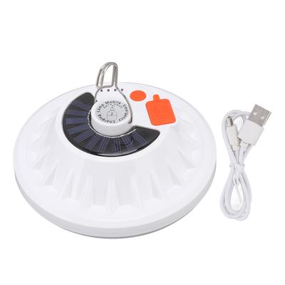 Luz de Emergência Solar IP65 à Prova d'Água 60 LEDs Recarregável por USB Luz de Acampamento para Acampamento ao Ar Livre