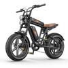 HillMiles MileZoom 1 Electric Bike for Adult 250W Motor, 52V 15.6Ah Dual Battery, 20*4.0 Inch Tire