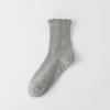 Women's Autumn Lace Mid-calf Socks Are Versatile and Casual. Cotton Long Calf Socks Are Sweat-absorbent