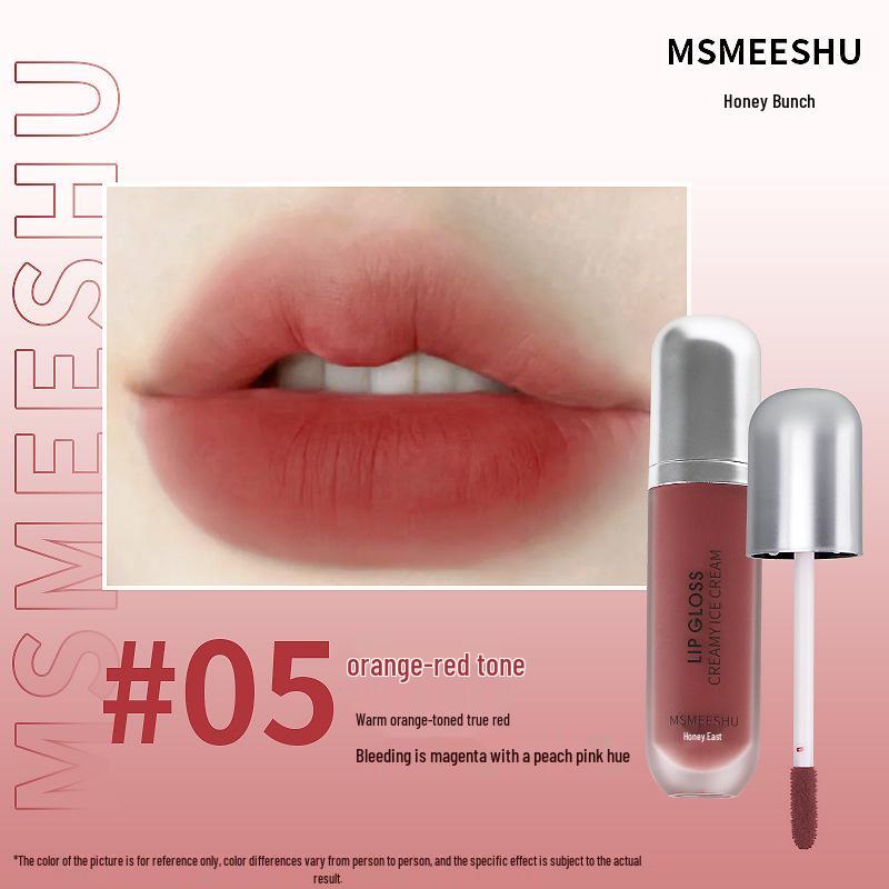 

Honey Bunch Cream Velvet Lip Glaze & Chili Matte Lip Mud - Long-lasting and Whitening.