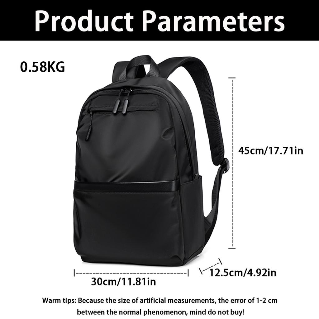 15.6 Inch Men And Women With The Same Casual Shoulder Bag, Light Business Shoulder Computer Bag, Oxford Fabric Travel Backpacks