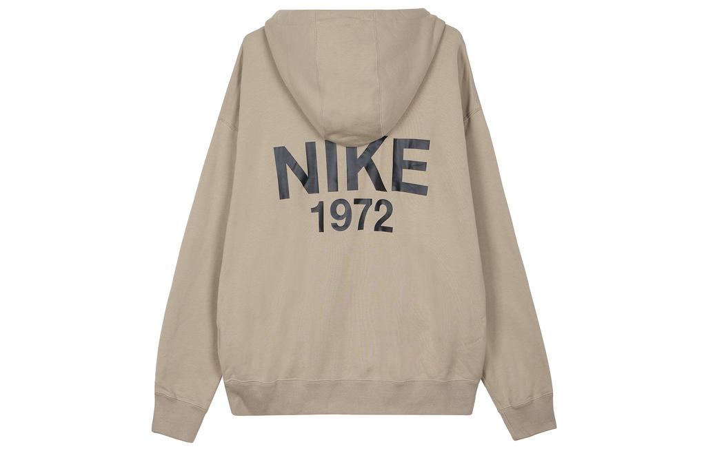 Nike Sweatshirts Men's Khaki Hooded Moderate Regular FQ7269-247
