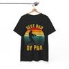 Best Dad By Par Shirt, Father's Day Golfer Golfing Lovers Men Dad T-shirt