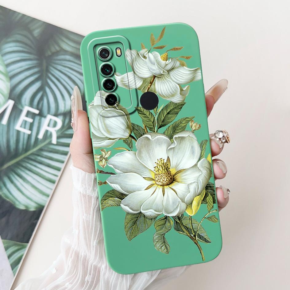 For Xiaomi Redmi Note 8 Case Luxury Flower Cactus Soft Silicone Camera Protection Cover For Redmi Note 8T Coque Note8 Phone Case