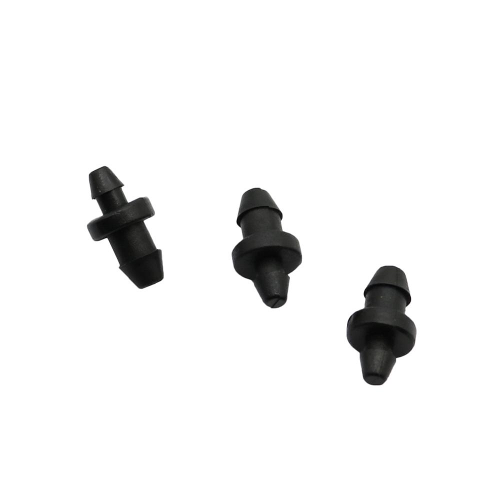 3mm 4mm Barbed Hose End Plug Water Seal Plastic Connector Pipe Fittings 50 Pcs Closure Tools