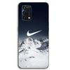 Phone Case - MANIACASE - Oppo A95 - TPU Silicone - Black - Nike Logo Mountain Fly
