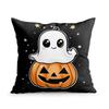 Cute Ghost Of Halloweencushions Pillowcase Polyester Cushion Cover Throw Pillow Sofa Decoration Pillowcover Home Decor