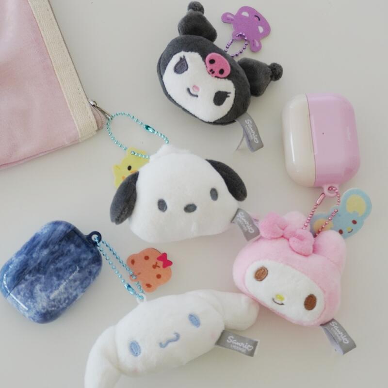 Sanrio Face Character Doll Bag Keychain Goods Genuine Ring