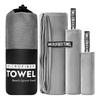 3PC Fast Dry Sport Towel Multifunctional Travel Swimming Yoga Ultra Soft Lightweight Super Absorbent Microfiber Material for Gym
