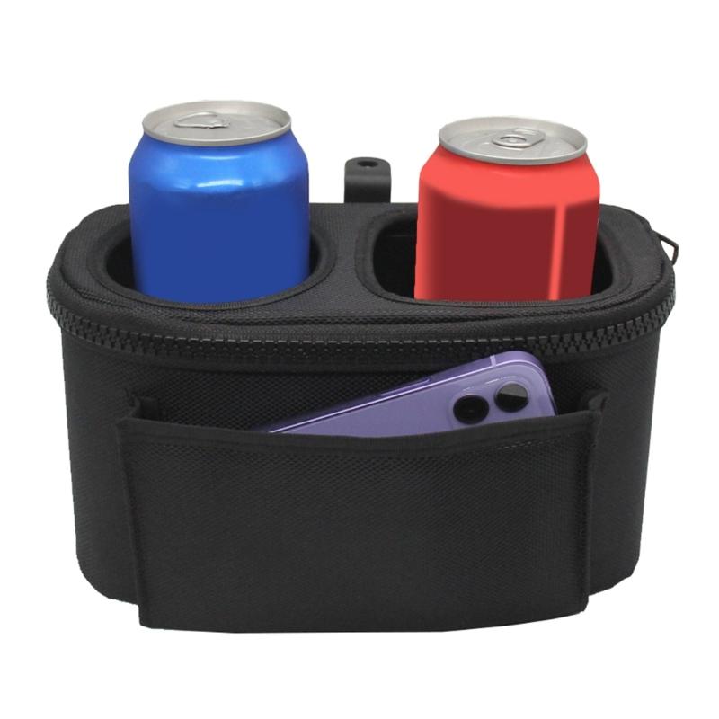 Motorcycle Cup Holder, Oxford Fabric Motorcycle Drink Holder,Universal Water Bottle Holder for Motorcycle, ATV/UTV