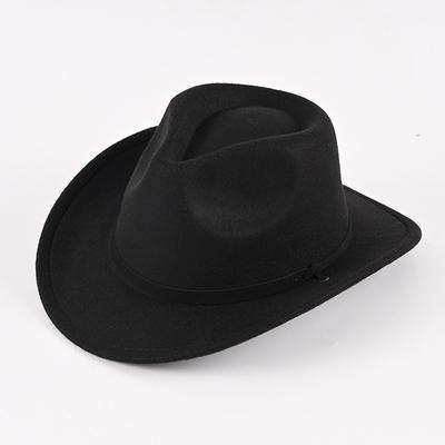 Bestseller Herren- und Damen-Kinderzylinder Western-Cowboyhüte Integrierte Krempe Einseitige große Krempe