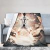 CR7 Blanket Ronaldos Wool Funny Warm Throw Blankets for Home Textile Decor