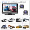 Rückfahrkamera-Monitor Rückfahrkamera-Monitor mit Dual 1080P IPS LCD Dual Videoaufnahme Kompatibel mit 9V bis Herstellergarantie-Set, 7-Zoll-Kameras,