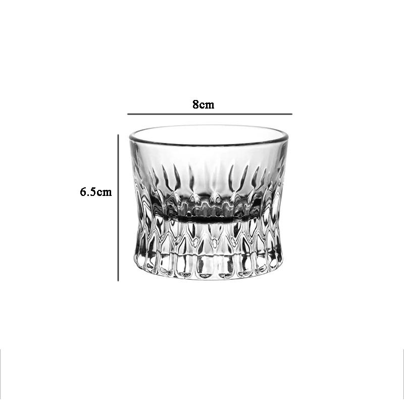 

110ml Creative Cocktail Glass Elegant Thick Bottomed Wine Glass Spirits Cup Party Wine Glasses Exquisite Whiskey Cup Drinkware 110ml