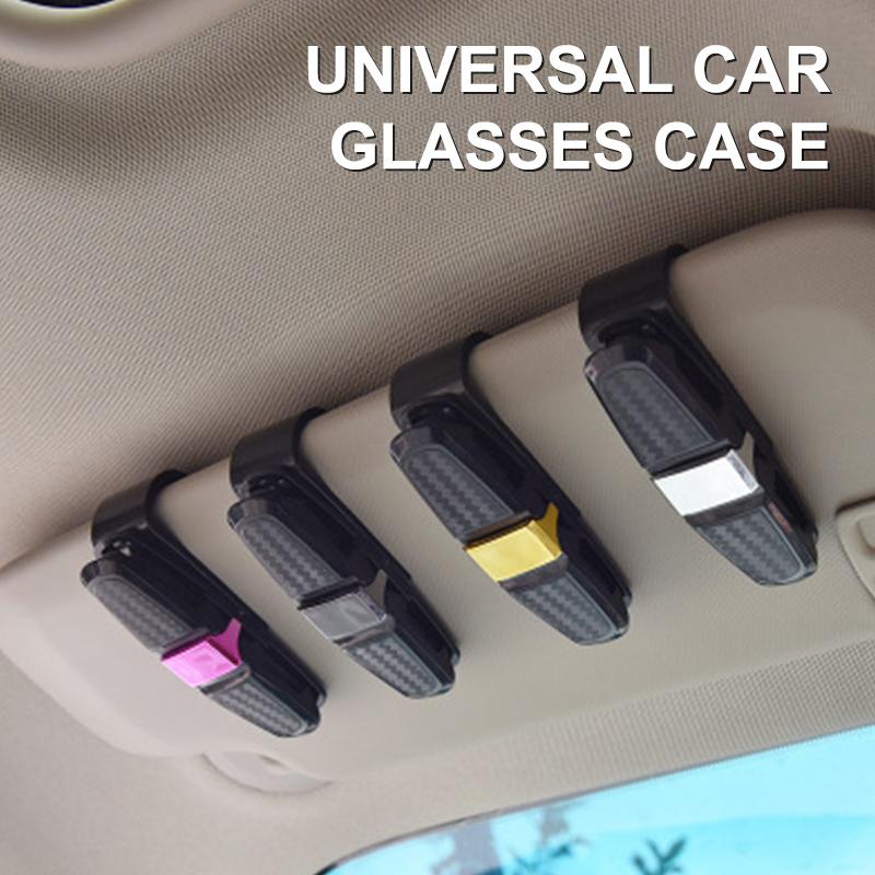1 Pièce Porte-Lunettes de Voiture Support Pare-Soleil Clip Porte-Lunettes de Soleil Support Strass Portable Lunettes de Soleil Clip Cristal Décoration