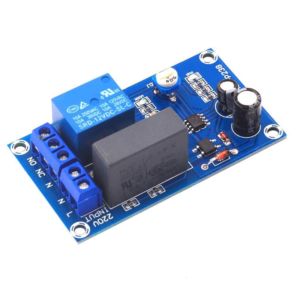 

220V Time Delay Relay Module Adjustable Relay Board Input Output Dropping Resistor Accessories for Corridor Staircase Light Relay Module