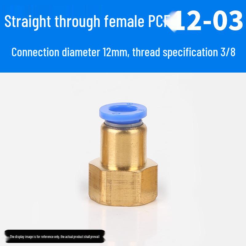 Trachea Connector PC8-02 Male Thread Quick Elbow Insert Pneumatic Throttle Valve
