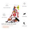 Outdoor Recreational Backbacking Road Sign Beach Towel Soft Microfiber Quick Dry Absorbent Quick Towels For Yoga