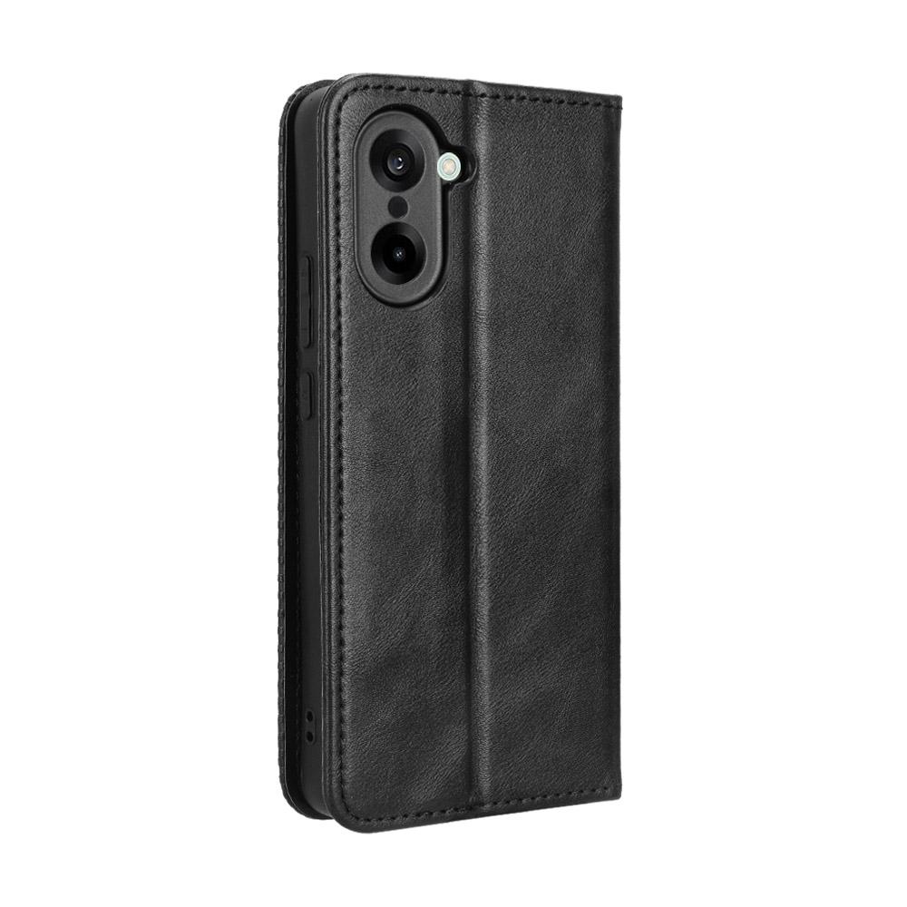 For OnePlus Ace 5 Racing 5G Leather Case Wallet Stand Retro Texture Phone Cover