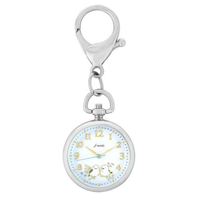 Shima Enaga Keychain Watch CF2A0005-BL Silver