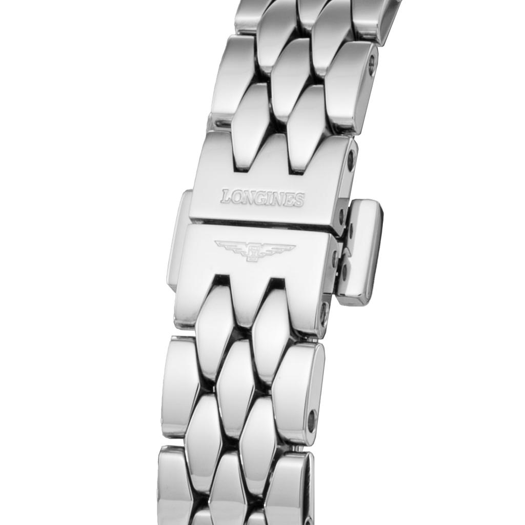Longines Symphonette Quartz Water Sapphire White Pearl Stainless Women's Watch, Resistant, Crystal, Dial, Steel, Silver, L2.305.4.83.6 [Used]