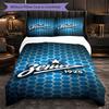 FC Zenit Saint Petersburg 3 Piece Bedding Set Soft Duvet Cover Set with Pillowcases Printed Bedroom Decor Set for Home