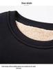 2024 Herr Lammull Rundhals Varm Sweatshirt: Höst/Vinterkollektion