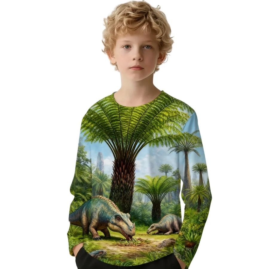 Kids Boys T-Shirt Cool Space Suit Dinosaur T Shirt Boy Clothes Summer Short Sleeve Tee Shirts Fashion Children's Clothing Tops