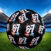 1pc Soccer Fire Ice Size 5 Soccer Ball Professional Match Training Football Indoor &Outdoor Sports Ball Lightweight Durable C6572