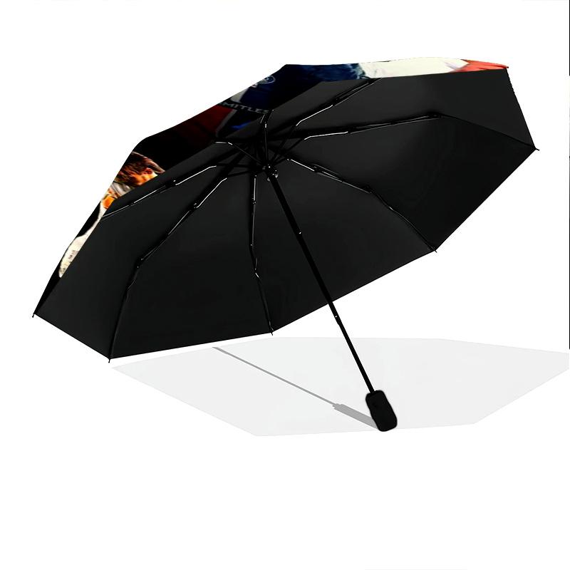 Legends Game: Messi's Journey Folding umbrella Umbrella 8 paraphenoid bones outdoor light printing