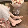 Shoes Classic Rv Temperament Square Buckle Rhinestone Commuting Low Heel Versatile Single Shoes Women's Autumn