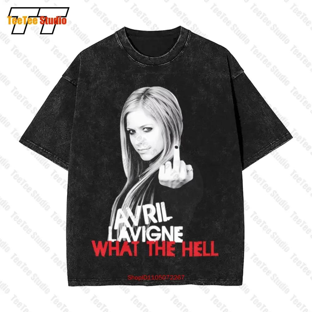 Avril Lavigne What The Hell Canadian Singer Complicated Vintage Oversized Tshirt 8scc