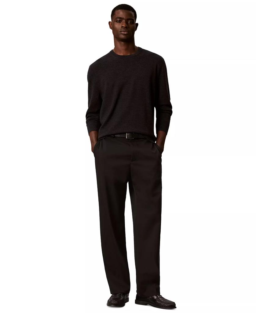 Men's Lightweight Merino Wool Crewneck Sweater
