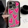 Luxury Love Heart Silicone Phone Case For Samsung Galaxy S25 Ultra S24 FE S23 S22 Plus A55 A54 A53 A35 A34 A33 A25 A24 A16 Cover
