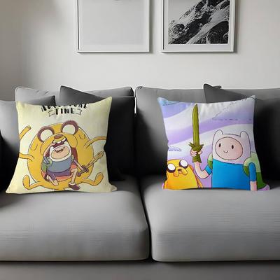 F-Finn Mertens Kussen Anime Kussen Bank Bed Hoofdkussenhoes Kussenhoes 45x45 Cm Mode