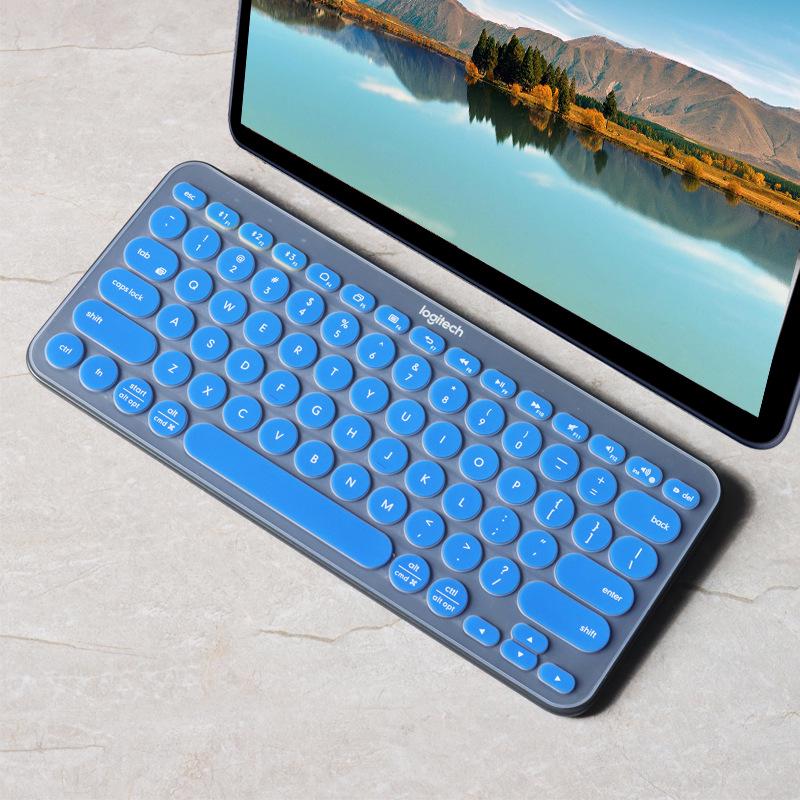 Logitech K380 Bluetooth Keyboard - LINE FRIENDS Series: Cony Rabbit & Brown Bear with Concave-Convex Key Design