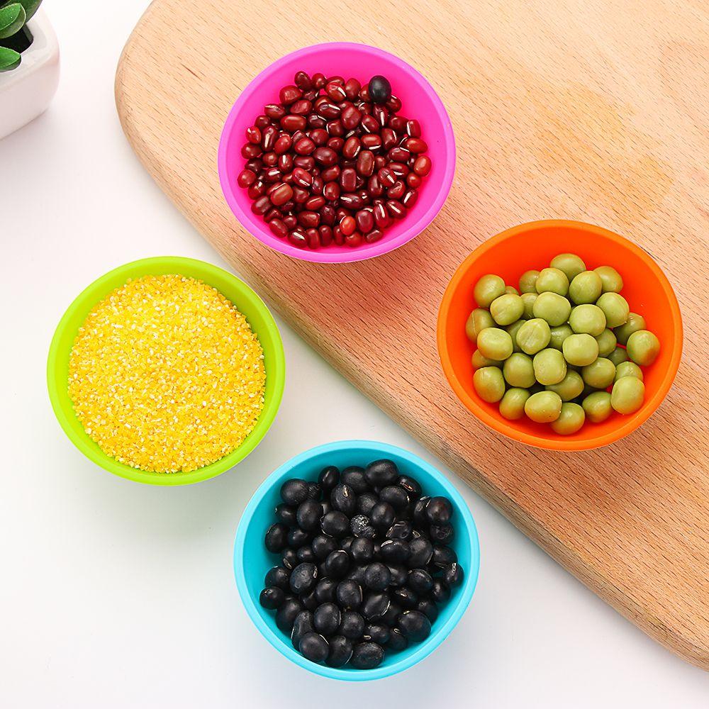 Salt Silicone Bathroom Supplies Mixing Seasoning Bowl Facial Mask Bowl Food Storage Sauce Cup