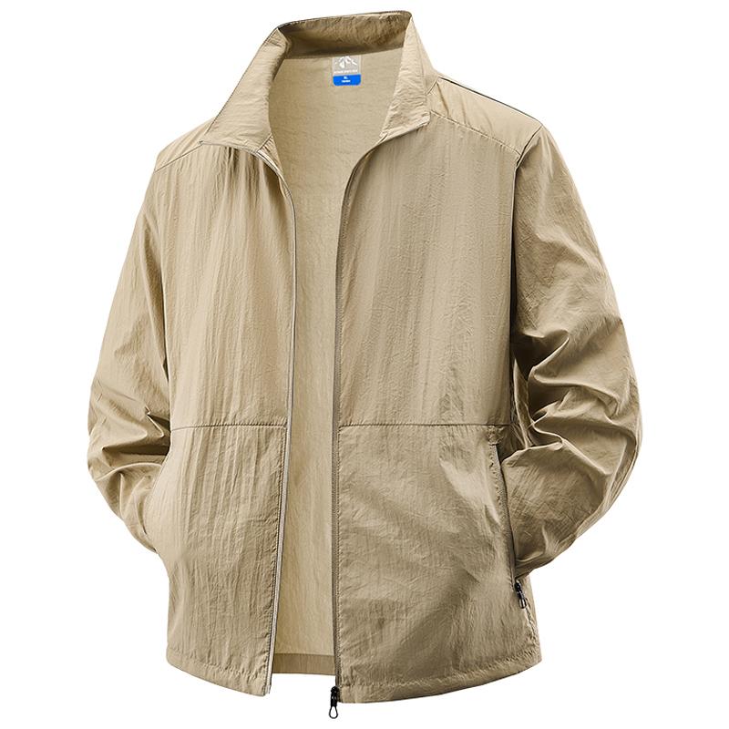 Plus Size 8XL Men s Outdoor Sports Loose Korean Style Casual Jacket Trendy Breathable Outerwear Menswear XS хаки