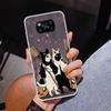 Black Cat Cartoon Cute Phnoe Case for Xiaomi Poco X5 X6 X7 Pro X4 Gt F7 Ultra M8 M7 Redmi 15C 15 13C 13 12C 12 Unique Cover Coqu