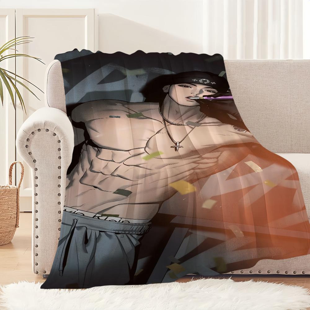 

Classic Comic J-Joo Jaekyung Blanket Soft Plush Nap Sofa rug for Living Room Warm Office Bedroom Birthday Home Travel Kid Gifts 30x40in