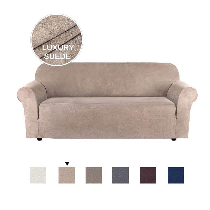 

Водонепроницаемый чехол для дивана, нескользящий, однотонный, эластичный, универсальный чехол для дивана 2 seaters хаки