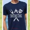 Funny BBQ T Shirt Sarcastic This Is Not a Drill Dad for Griller Fathers Day Vintage Washed Slightly Stylish Graphic Fashion