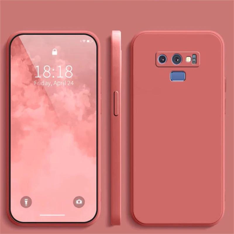 Original Case Soft Liquid Silicone Case For Samsung Galaxy Note 20 Note 20 Uitra 8 9 10 For Galaxy S10 S9 Plus Phone Cover