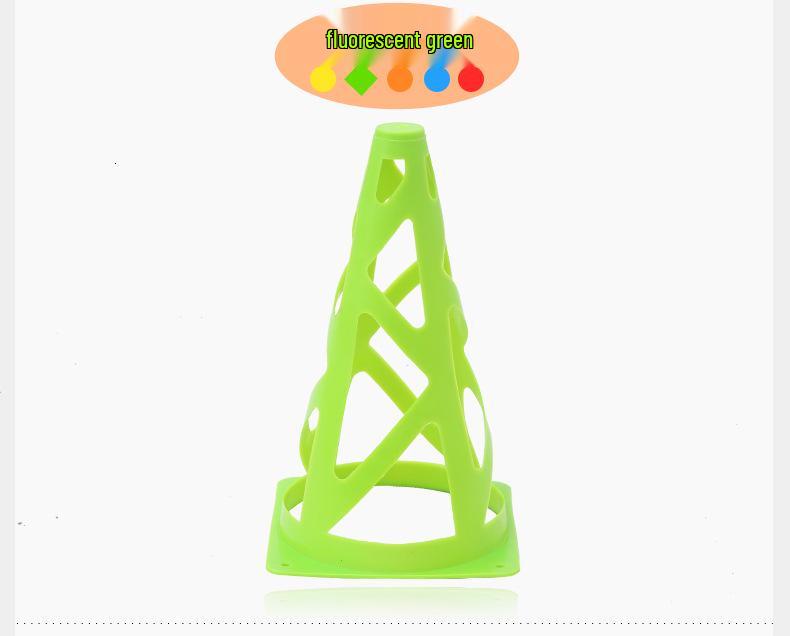 Windproof Hollow Football Training Cones 23cm - Perfect for Roller Skating and Freestyle Obstacle Courses